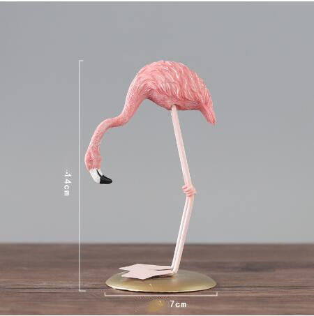 Flamingo ornament stand art statue art gift Angelwarriorfitness.com