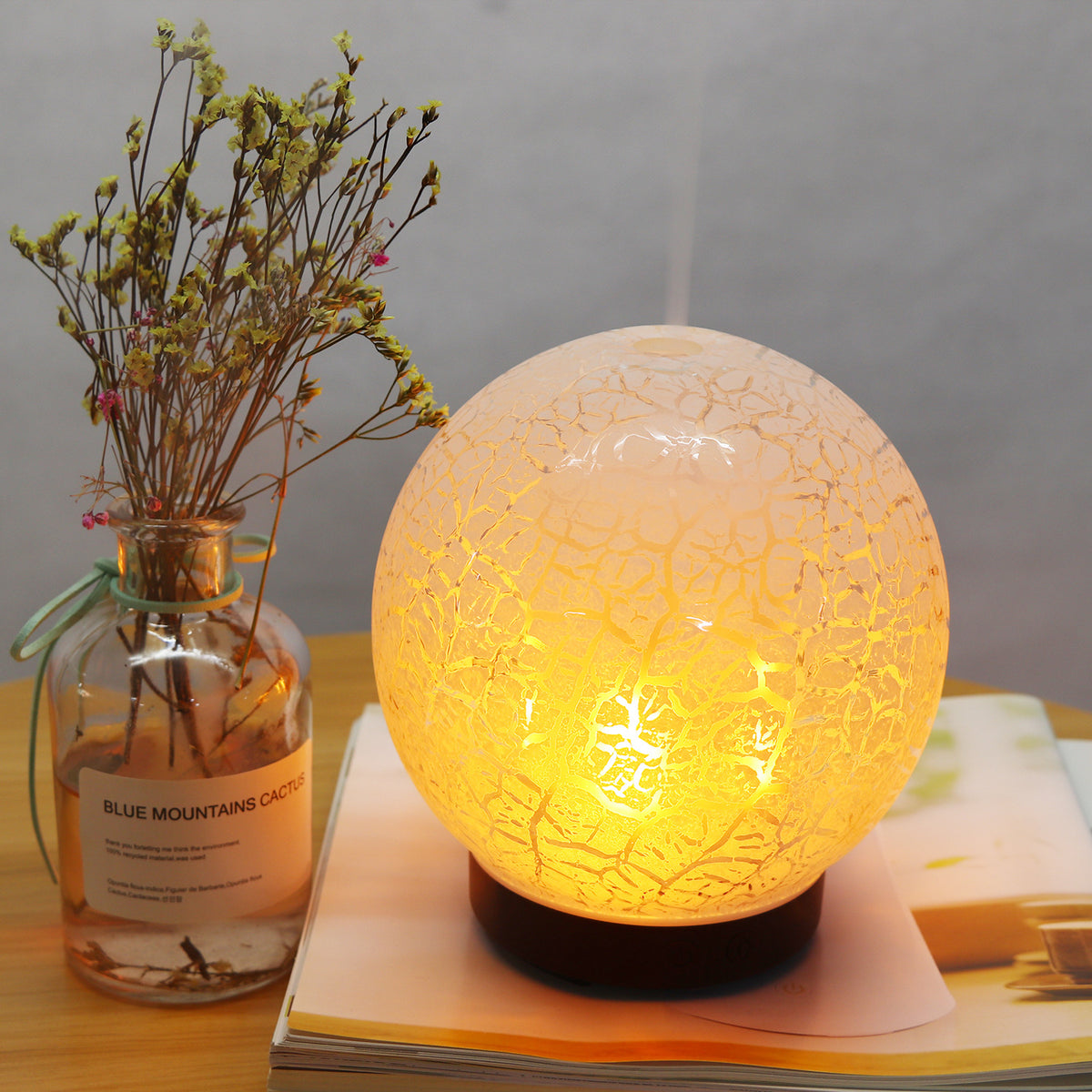 Bowling Glass Aroma Diffuser, Ultrasonic Atomization Angelwarriorfitness.com