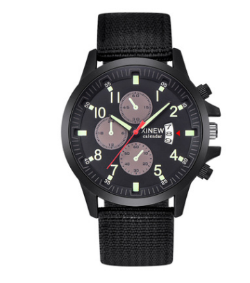 Mens Brand Watches Fashion Nylon Band Military Sports Watch Angelwarriorfitness.com