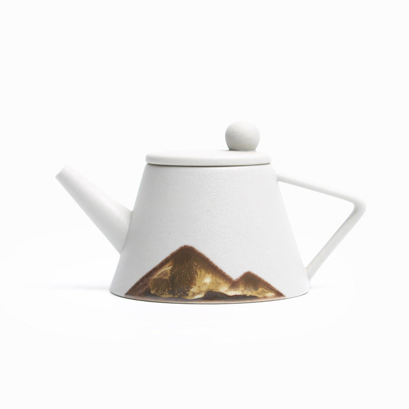 Teapot Ceramic Single Pot Underglaze Color Set Japanese Household Teapot Angelwarriorfitness.com