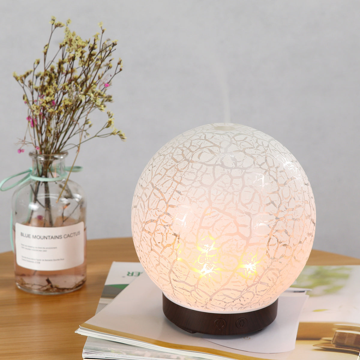 Bowling Glass Aroma Diffuser, Ultrasonic Atomization Angelwarriorfitness.com