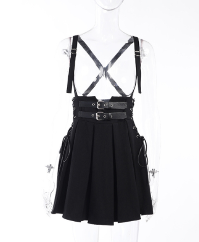 High Waist Strap Women's Half-length Dress Angelwarriorfitness.com