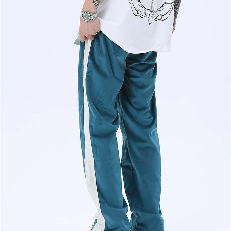 Mens Loose-fitting Casual Retro Clash Pants Angelwarriorfitness.com