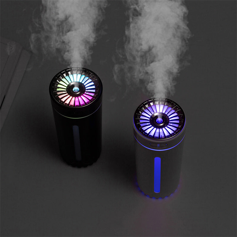 Wireless Air Humidifier Colorful Lights Mute Ultrasonic USB Fogger Diffuser Purifier 800mAh Rechargeabl Cool Mist Maker For Car Angelwarriorfitness.com