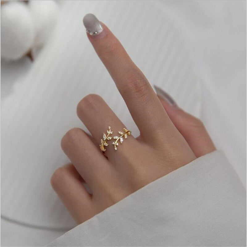 Branch Open Ring For Woman Fashion Spring Summer Jewelry Angelwarriorfitness.com