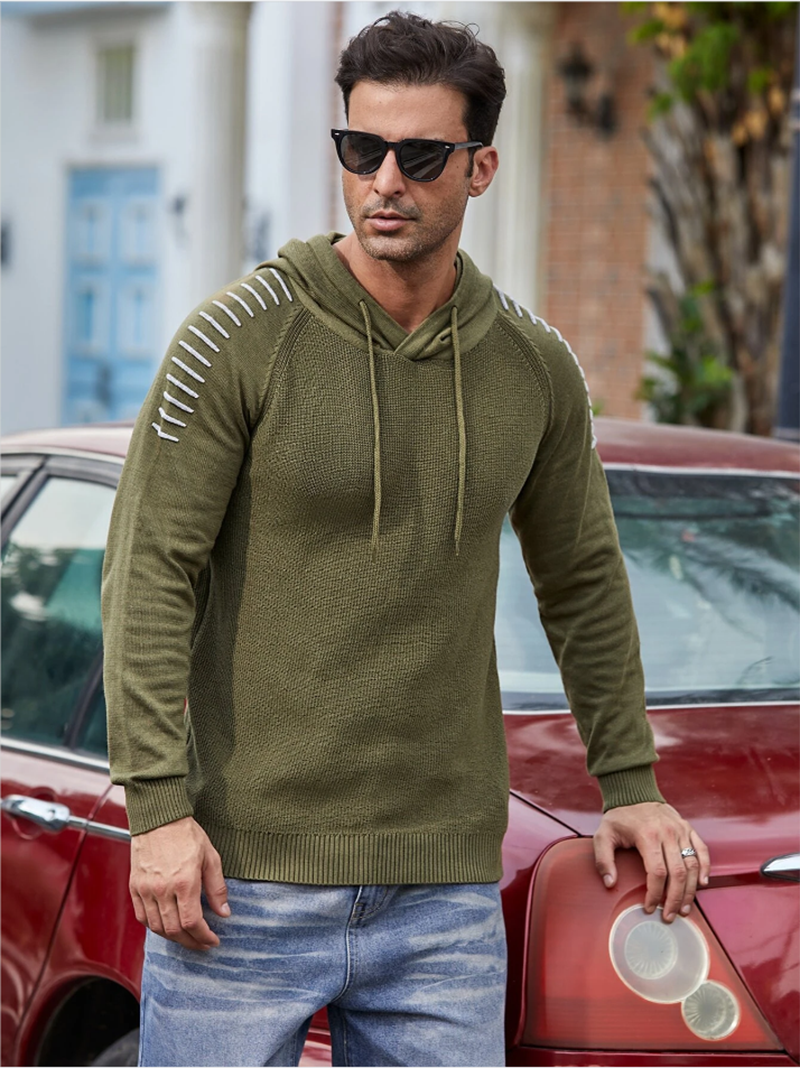 Long Sleeve Men hoodies Casual Warm Sweater Angelwarriorfitness.com