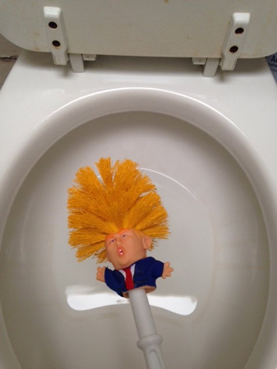 Funny Donald Trump Toilet Brush Angelwarriorfitness.com