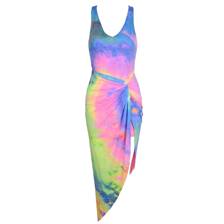 Rainbow gradient dress Angelwarriorfitness.com