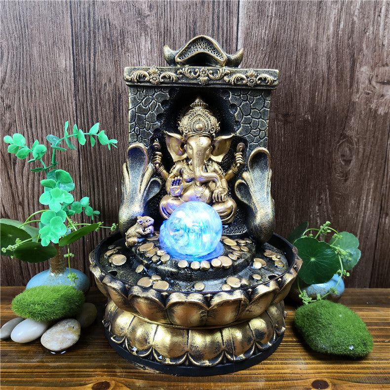 Creative New God Statue Buddha Statue Flowing Water Ornament Angelwarriorfitness.com