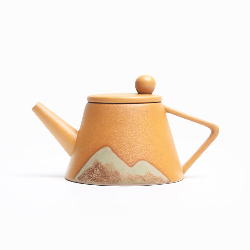 Teapot Ceramic Single Pot Underglaze Color Set Japanese Household Teapot Angelwarriorfitness.com