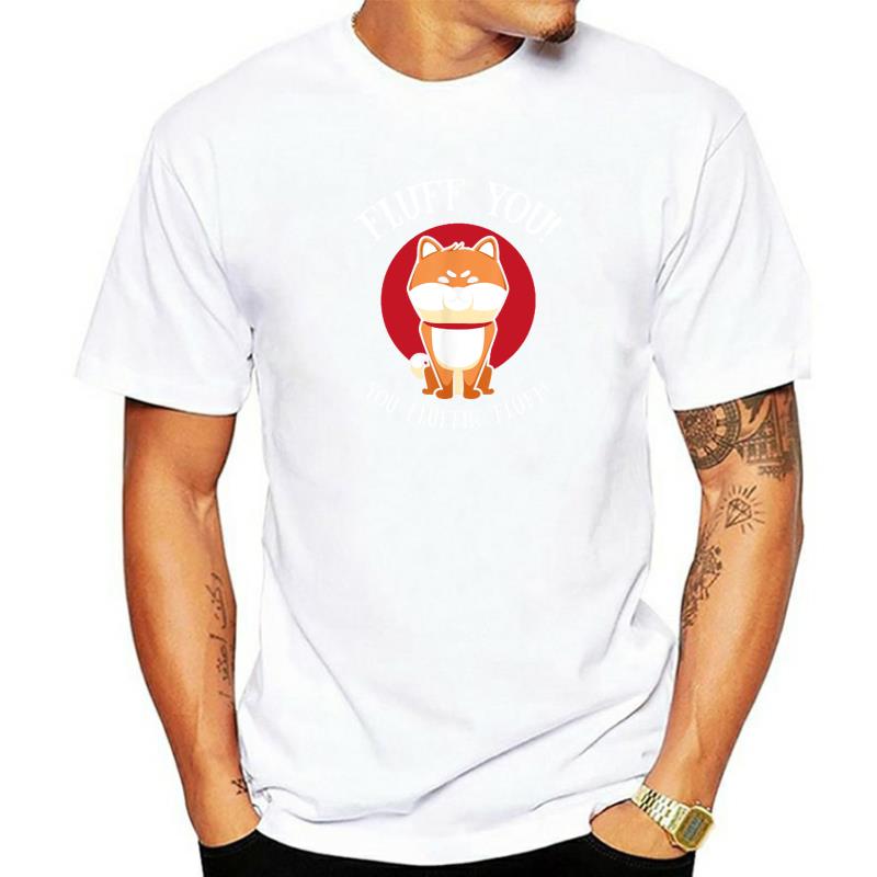 Men's T-Shirt Hip Hop Casual Funny Shiba Inu Angelwarriorfitness.com