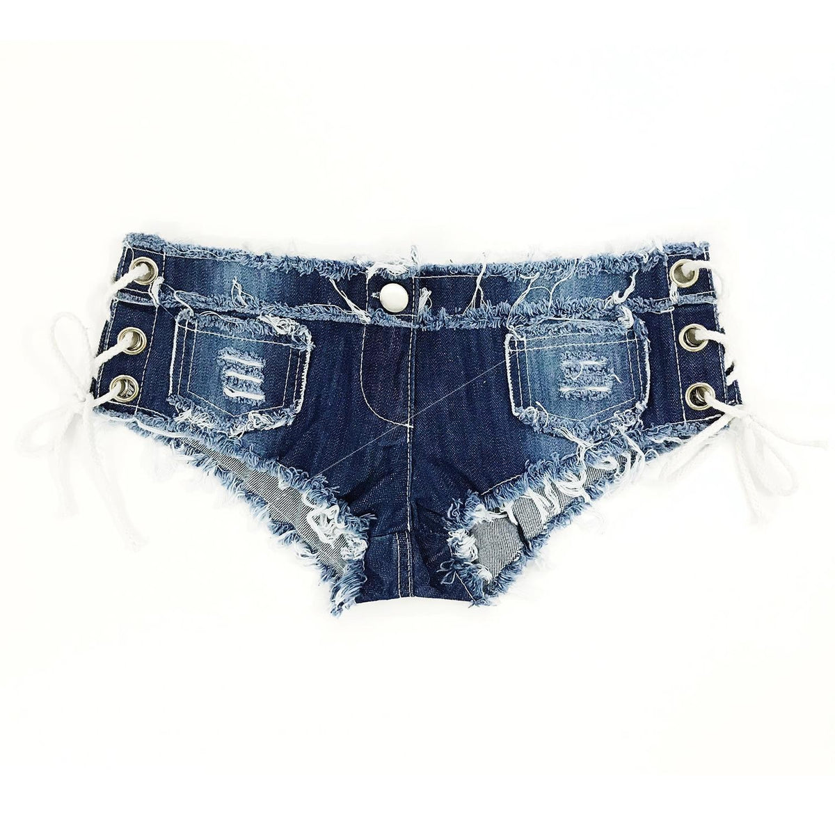 Fashion Low Waist Ripped Ladies Denim Shorts Jeans Angelwarriorfitness.com