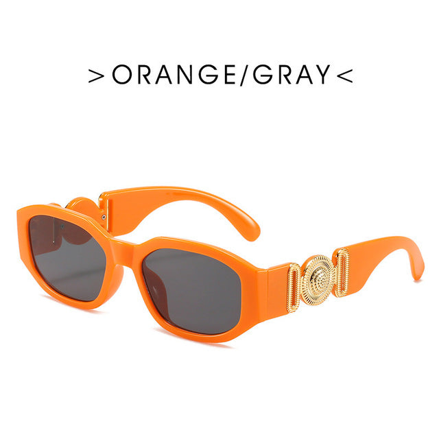 Retro Cutting Lens Gradient Square Sun Glasses UV400 Angelwarriorfitness.com