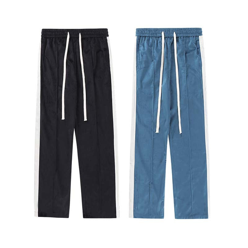 Mens Loose-fitting Casual Retro Clash Pants Angelwarriorfitness.com