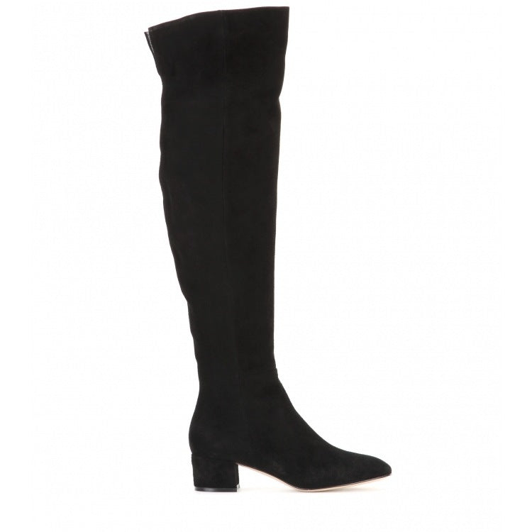 Flat Boots Over The Knee Boots Gray Women's Boots High Boots Angelwarriorfitness.com