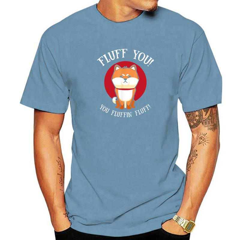 Men's T-Shirt Hip Hop Casual Funny Shiba Inu Angelwarriorfitness.com