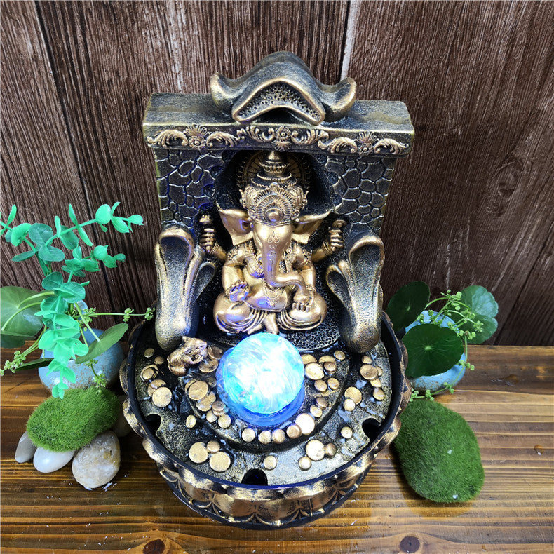 Creative New God Statue Buddha Statue Flowing Water Ornament Angelwarriorfitness.com