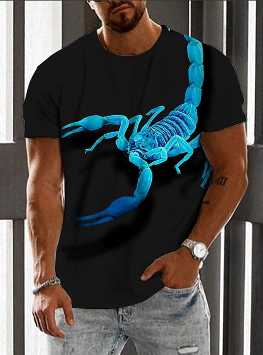 Men's T-shirt Summer 3d Muscle Digital Printing Angelwarriorfitness.com