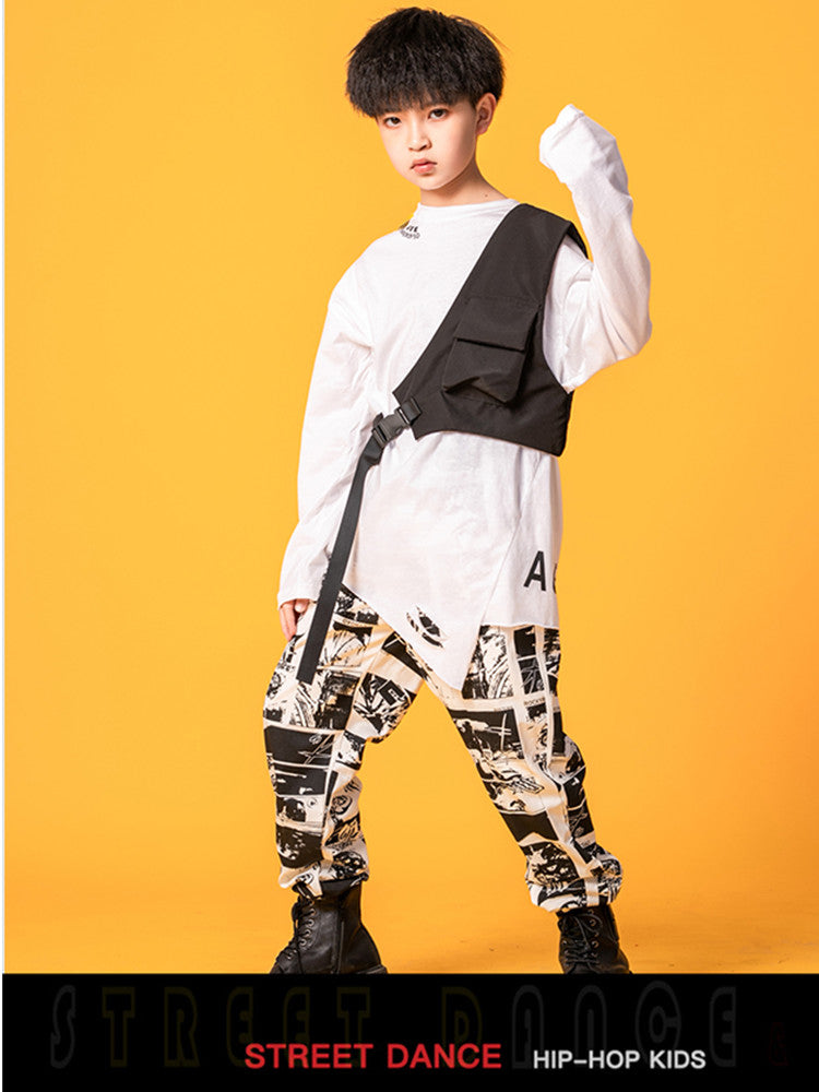 Children's Hip-hop Suits Hip-hop Personality Handsome Costumes Angelwarriorfitness.com